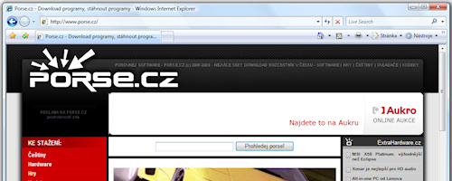 IE7 instalace