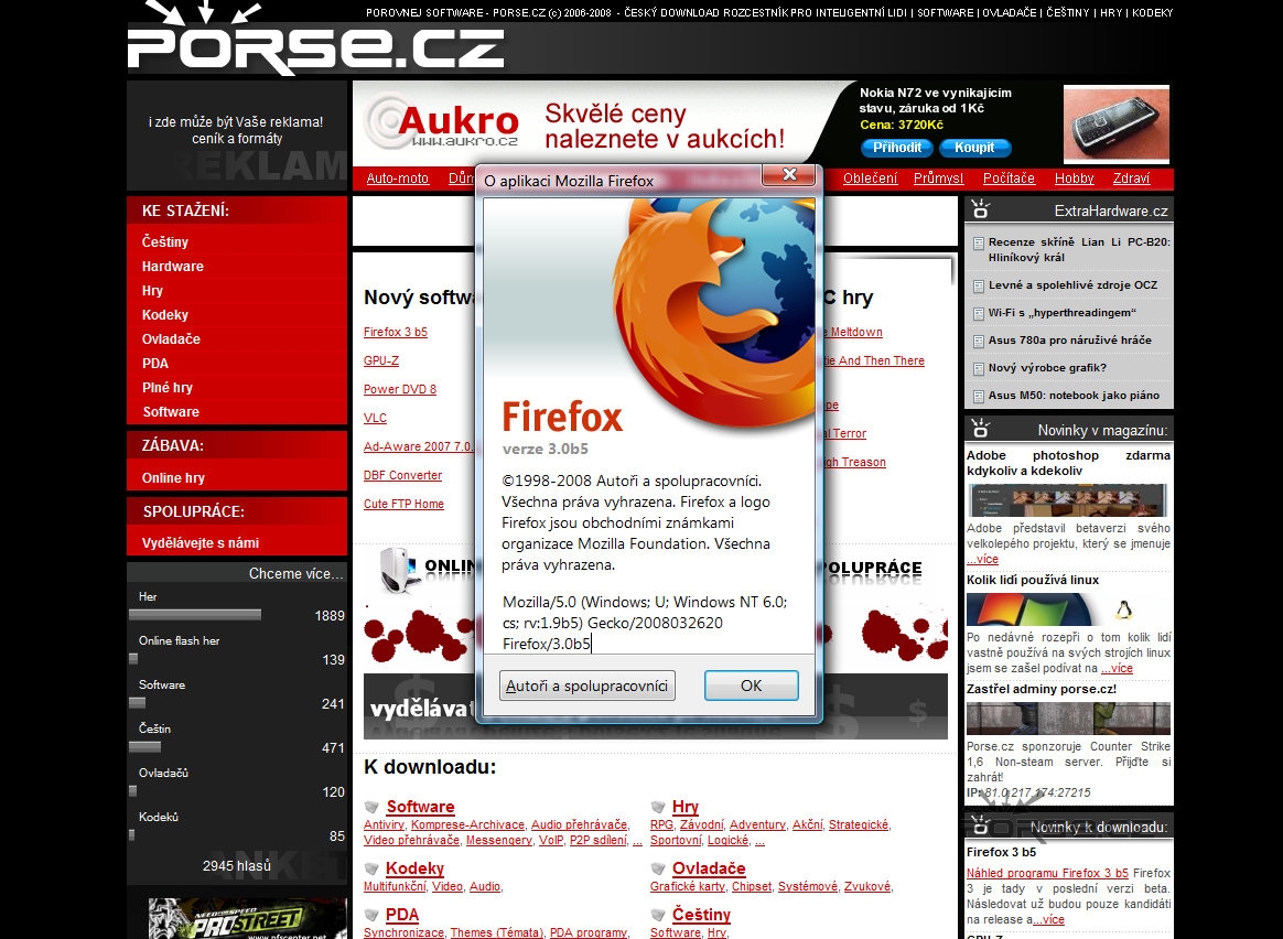 Firefox 3 b5 download